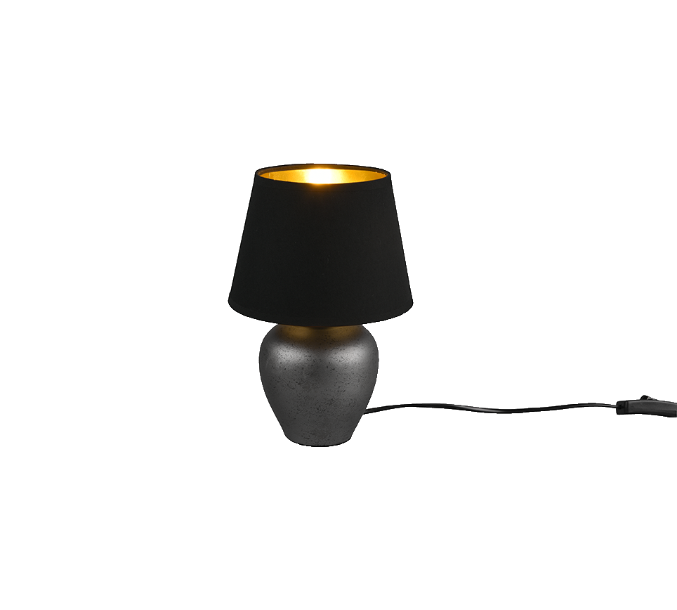 Trio Rl Finder, Luke Mercury Glass Table Lamp With Built In Led Night Light